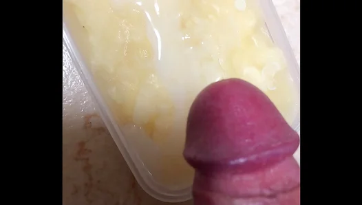Japanese Solo Boy 18+ Masturbates and Cums Hard in Shaved Blowjob Scene