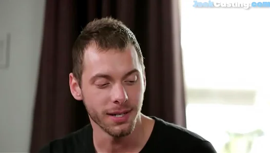 Jock Gets Pounded After Ass–Fingering And Blowjob In Hot Casting Session