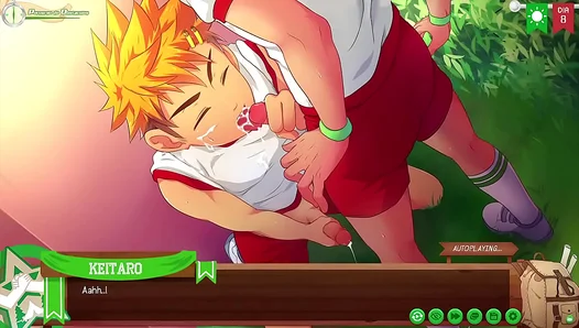 Hiro Takes Camp Buddy for a Spinning Blowjob in Sexy 2D Gay Teen 18+ Scene