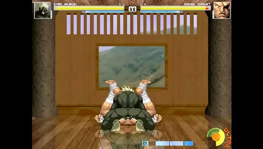 Mugen Mukai Fucks Sagat in Intense Yaoi Game Action