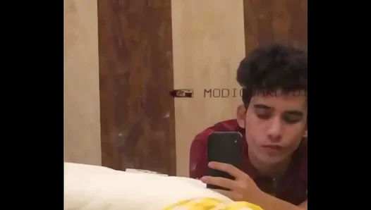 Handsome Horniest Guy Shows Off in Solo Gay Handjob Scene