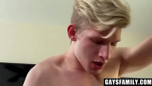 Stepdad’s Boner Finds Its Way Into His Horny StepSon’s Ass –GaysFamily