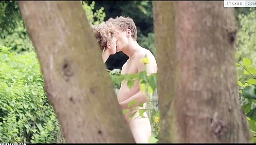 Felix & John Drenched in Milk for Hot Anal Action