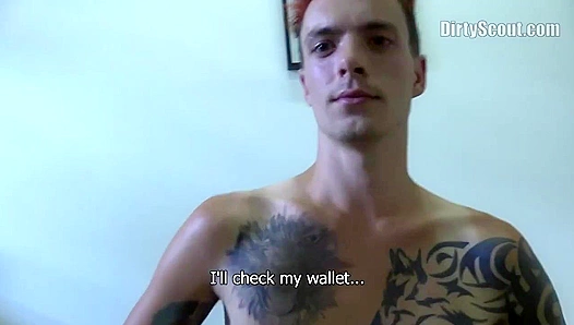 POV Interview - Dyed-Hair Dude Gets Analyzed & Fucked -Dirty Scout