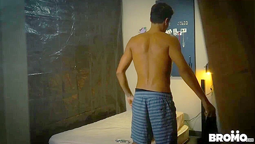 Tanned Twink Submits to Beefy Daddy's Dominance - Hot Bromo US Action