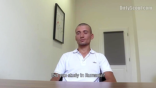 Gaunt Bald Dude Spreads Wide for Filthy Casting Call - Dirty Scout