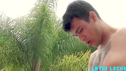 Latino Hotties Get Wild - Poolside Passion & Cumshots - Latin Leche