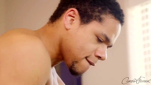 Corbin Fisher's Tight Butt Rides a Massive Black Cock
