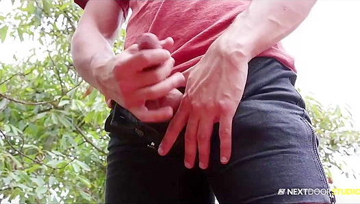 Ian Greene Sneaks Over to Ride Donte's Thick Cock - Nextdoor Originals