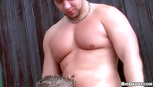 Hot European Dudes Aslan and George Get Wild in Semi-Public Spaces