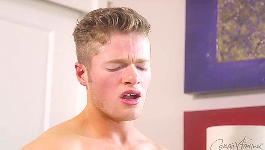 Zander Pounds Andy's Greedy Butthole on the Bed - CorbinFisher