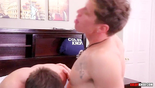 MasonDean Fucks TroyAccola's Tight Ass Hard - ColbyKnox