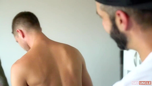 Family Affair - Markus Kage, Benjamin Blue, and Romeo Davis in a Hot 3some