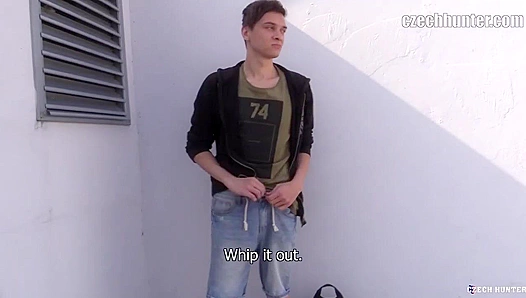 Muscular Young Athlete Cums Hard with Cock in His Tight Butthole - XXX Gay