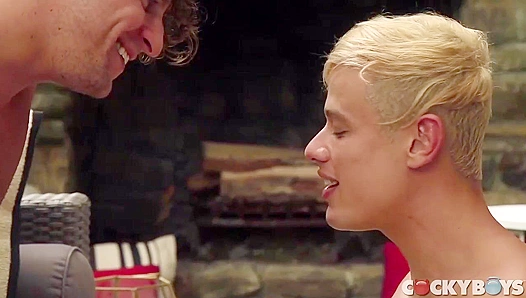 Frizzy-Haired Calvin Pounds Alam Wernik's Tight Ass - Cocky Boys