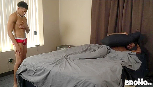 Savage Bed Action - Two Hot Black Guys Fucking Wildly