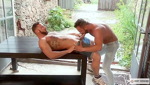 Martin Mazza & Antonio Miracle Heat Up the Great Outdoors with Hard Core Gay Sex