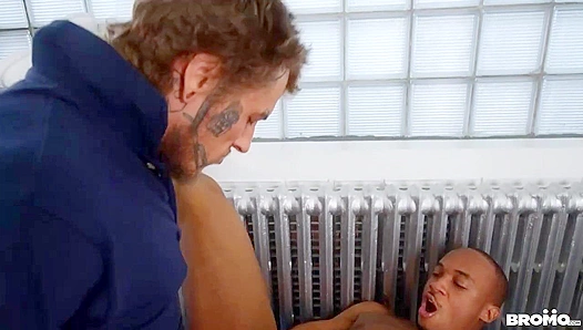 Bo Sinn's Strong Hands Dominate Businessman Trent King - Hot Blue-Collar Sex