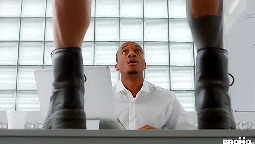 Bo Sinn's Strong Hands Dominate Businessman Trent King - Hot Blue-Collar Sex