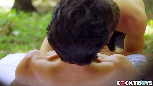 Blake Mitchell & Nico Leon Get Wild - Hard DickFuck in the Woods
