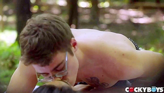 Blake Mitchell & Nico Leon Get Wild - Hard DickFuck in the Woods