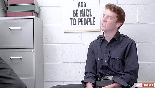 Security Studs Chris & Sebastian - Hot Cop Action - Young Perps