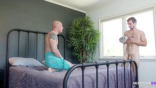 Bald Trevor Lasters Fucks Handsome Donte Thick RAW Next Door