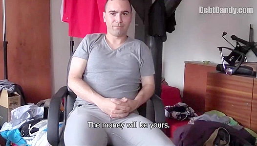 Thick Stud Gets Raw Anal Then Takes a Facial - Debt Dandy