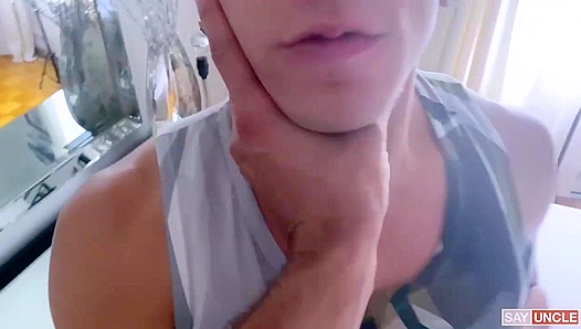 Muscular Daddy Manuel Skye Dominates Collin Lust at Home