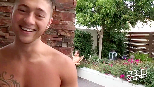 Brysen & Lane Strip Outdoors, Then Fuck Wildly Indoors