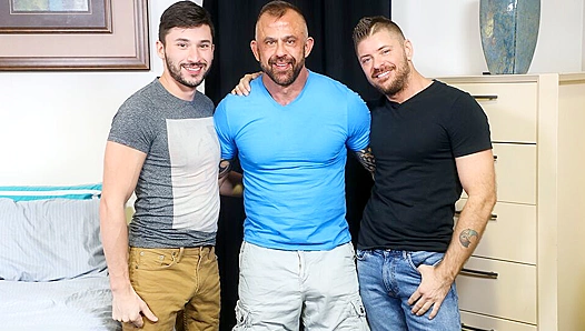Muscle Worship & Hard Anal: Jon Galt, Scott DeMarco, and Jack Andy - Hot Dudes Over 30