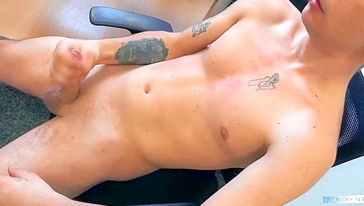 Strange Bottom Crams Cum After Brutal Anal -Dirty Scout