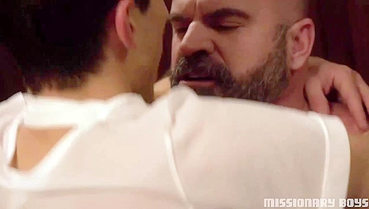 Elder Dial's Forbidden Submission - Tall Mormon Bottoms for Beefy Daddy