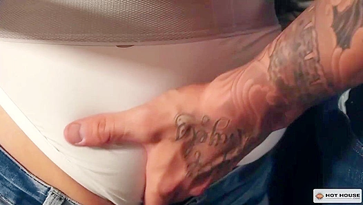 Hired Hands Take a Break - JJ Knight & Nic Sahara Bareback in the Hot House