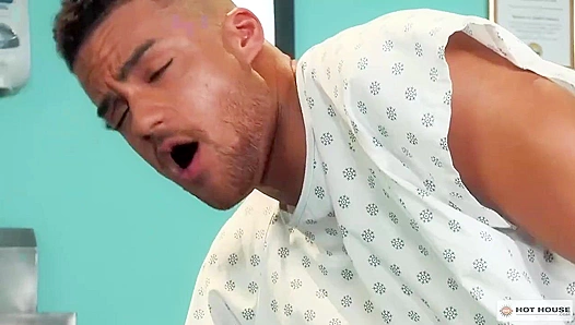 Daddy Doctor Ryan Rose Pounds Beaux Banks' Black Ass - Steamy Home Encounter