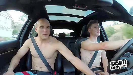 Car Strokes to Bed Bang - Frankie & Robbie's Hot Ride