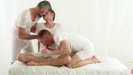 Missionary Mishaps - Chase, Oliver, and Pres. Oaks in a Forbidden Mormon 3some