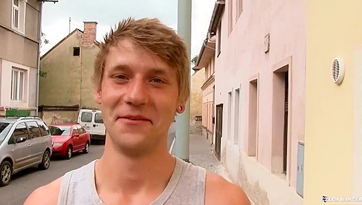 Czech Frat Boy Gets Pounded In The Woods - XXX Gay