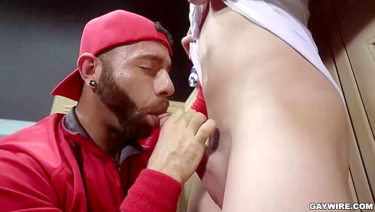 Pitching Pleasure - Eddy Ceetee Slams Tristan Hunter's Ass