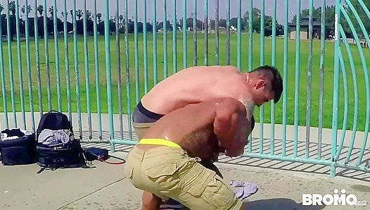 Rough Ride - Beefy Mexican Daddy Pounded by White Skater Boy