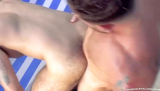 Rikk York and Riley Mitchell Get Wild - Public Sex at Raging Stallion