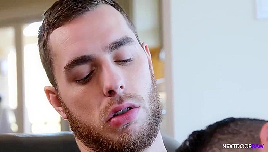 Nextdoor Raw - Jeremy Spreadums & Carter Woods Ride Wild on Leather Couch