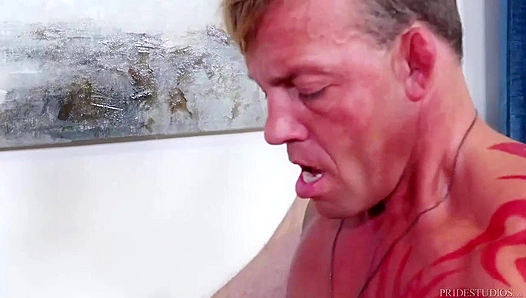 Geeky Angel Gets Pounded by Tanned Tristan's Massive Dick