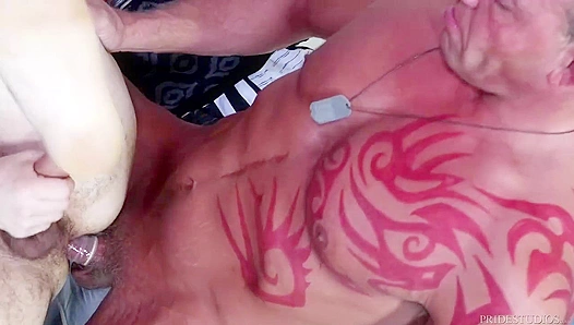 Geeky Angel Gets Pounded by Tanned Tristan's Massive Dick