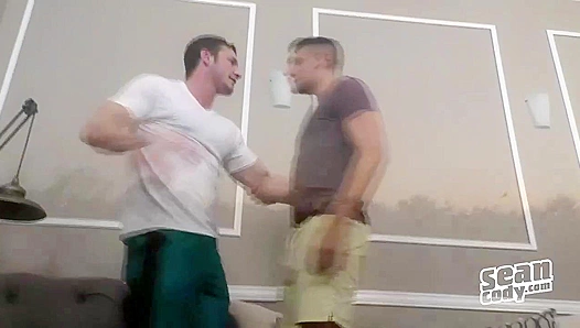 Brandon & Joe Bareback Bed Bang - Wild Ass Fucking - Sean Cody