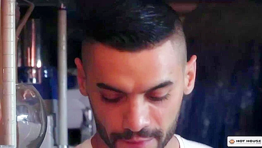 Arad Winwin Pounds His Twink Employee Zander Lane Hard at Home