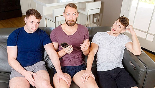 Johnny B, Michael Boston, and Michael Jackman - Hot Threesome Next Door