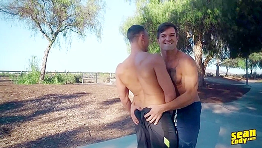 Hot Sideways & Doggy Anal - Brysen Fucks Jayce Hard - Sean Cody