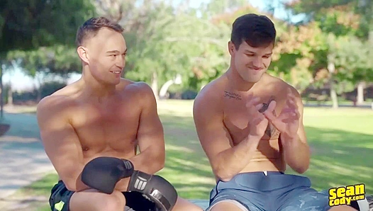 Hot Sideways & Doggy Anal - Brysen Fucks Jayce Hard - Sean Cody