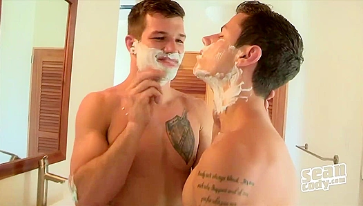 Kaleb Stryker & Brysen's Wild Outdoor Fuck at Their Villa - Sean Cody